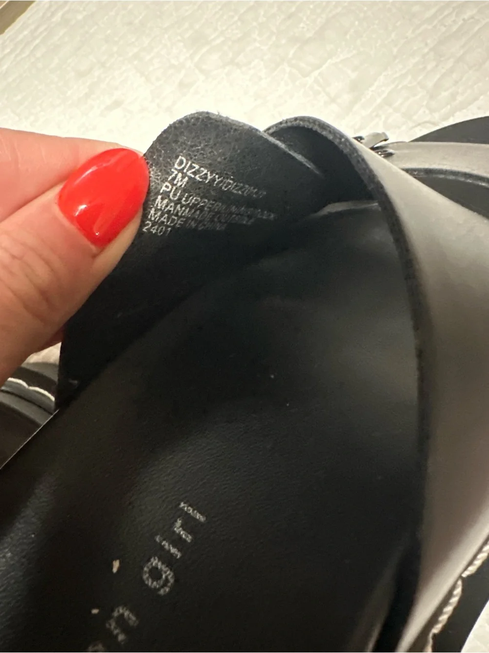 Madden Girl Black Double-Strap Platform Slide Sandals